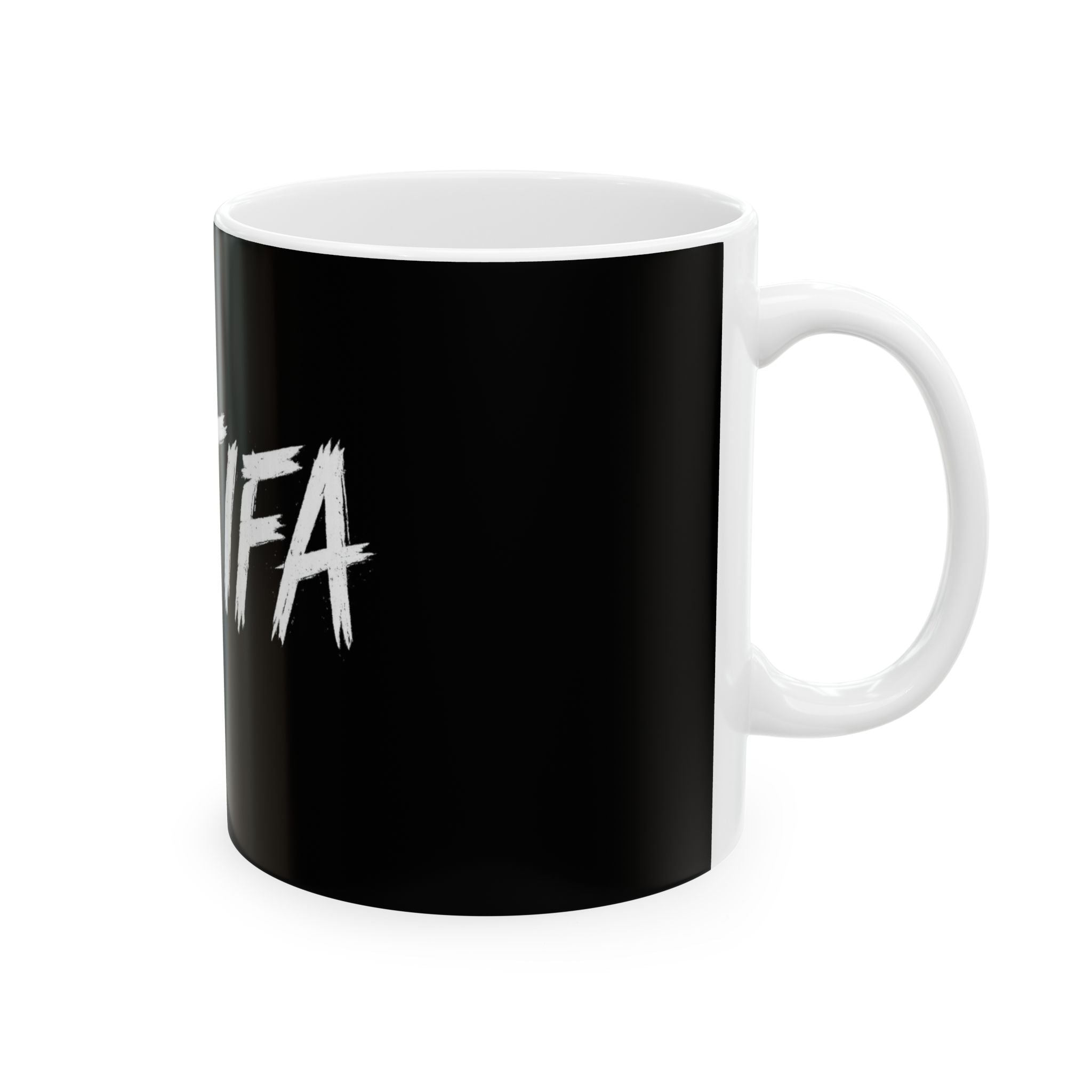 Antifa Logo Ceramic Mug - Political Activism Coffee Cup (11oz, 15oz)